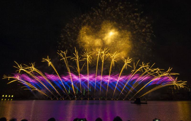 Réalisation d'un feu d'artifice pour l'organisation d'une soirée de mariage et soirée d'anniversaire à Saint Jean Cap Ferrat